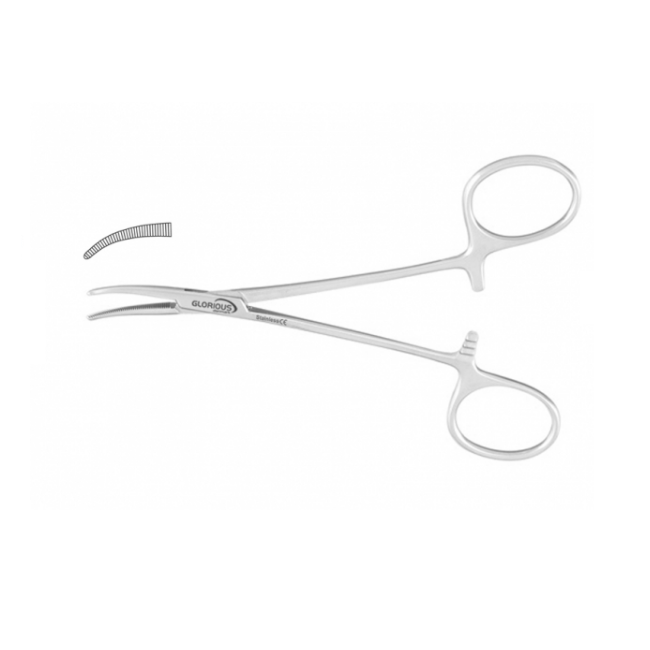 Halsted Mosquito Forceps 12.5cm böjd