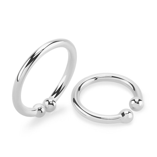 Fake ring / septum piercing i 925 silver