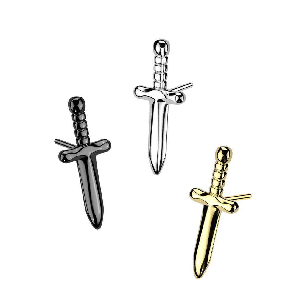 Threadless topp i titanium - Dolk