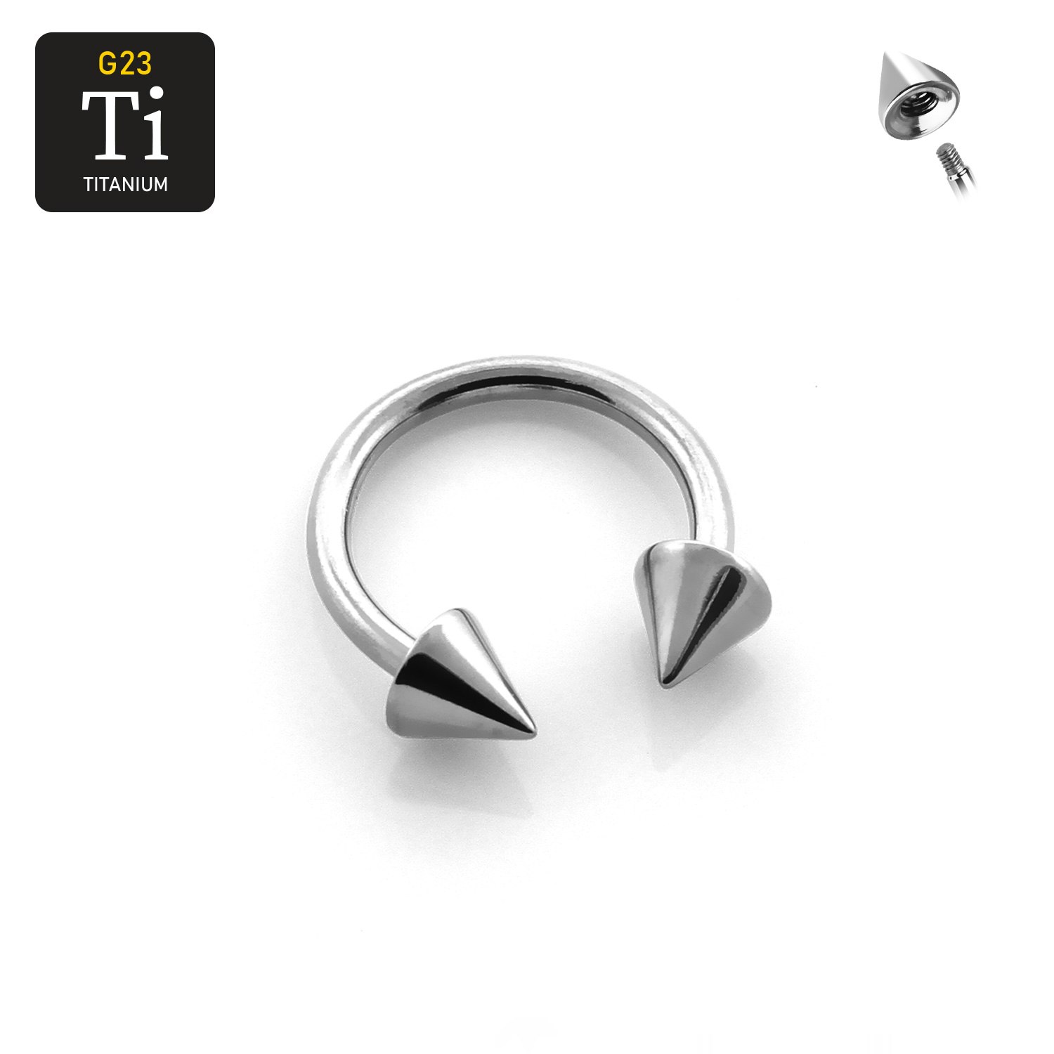 Titanium CBR 1.6mm med 5mm kon