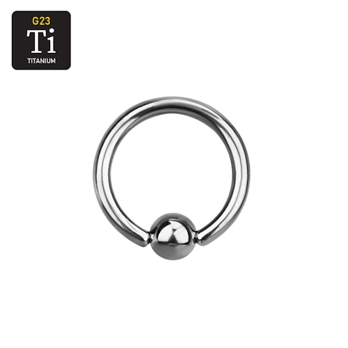 Titanium BCR 1.6mm med 4mm kula