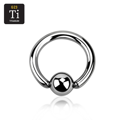 BCR Titanium 3mm med 8mm kula (16mm)