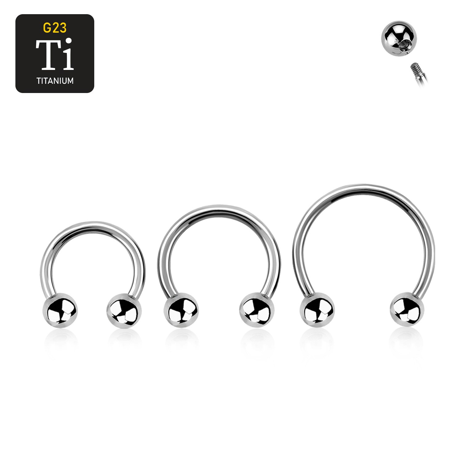 Titanium CBR 1.2mm med 3mm kulor
