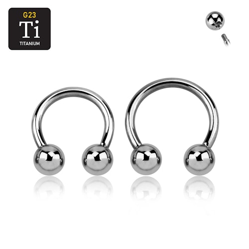 Titanium CBR 2mm med 6mm kulor