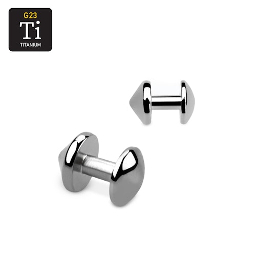 Skin diver titanium (3mm dome)