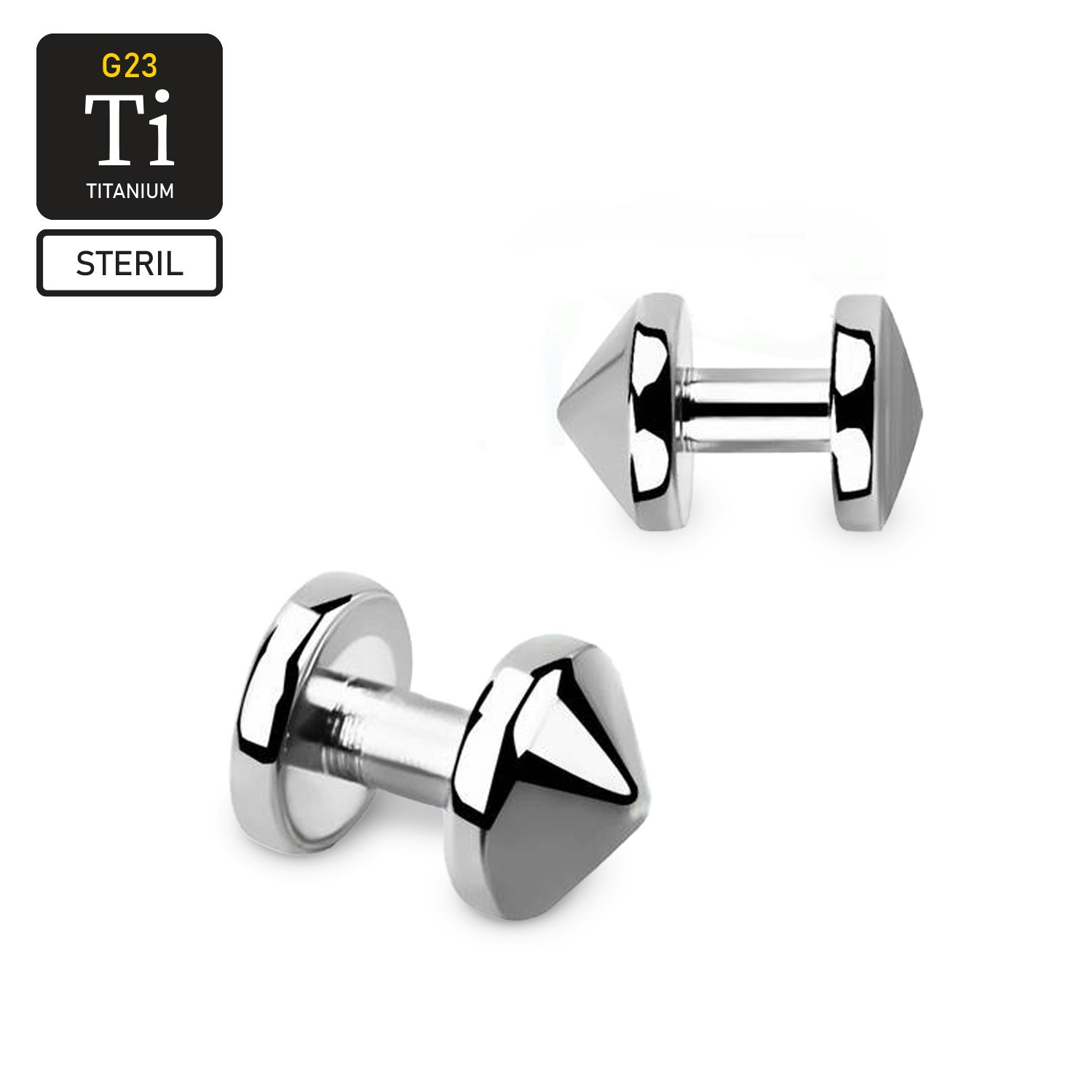 Steril Skin diver titanium (3mm kon)