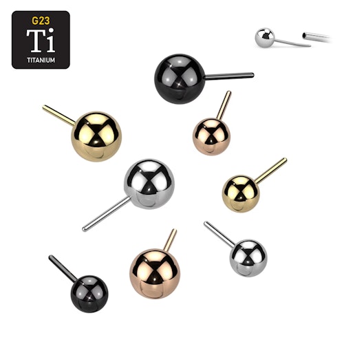 Threadless topp i titanium - Kula