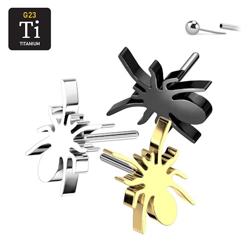 Threadless topp i titanium - Spindel