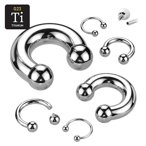 Invändigt gängad CBR i titanium