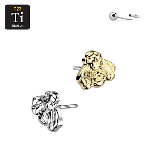 Threadless topp i titanium - Bi