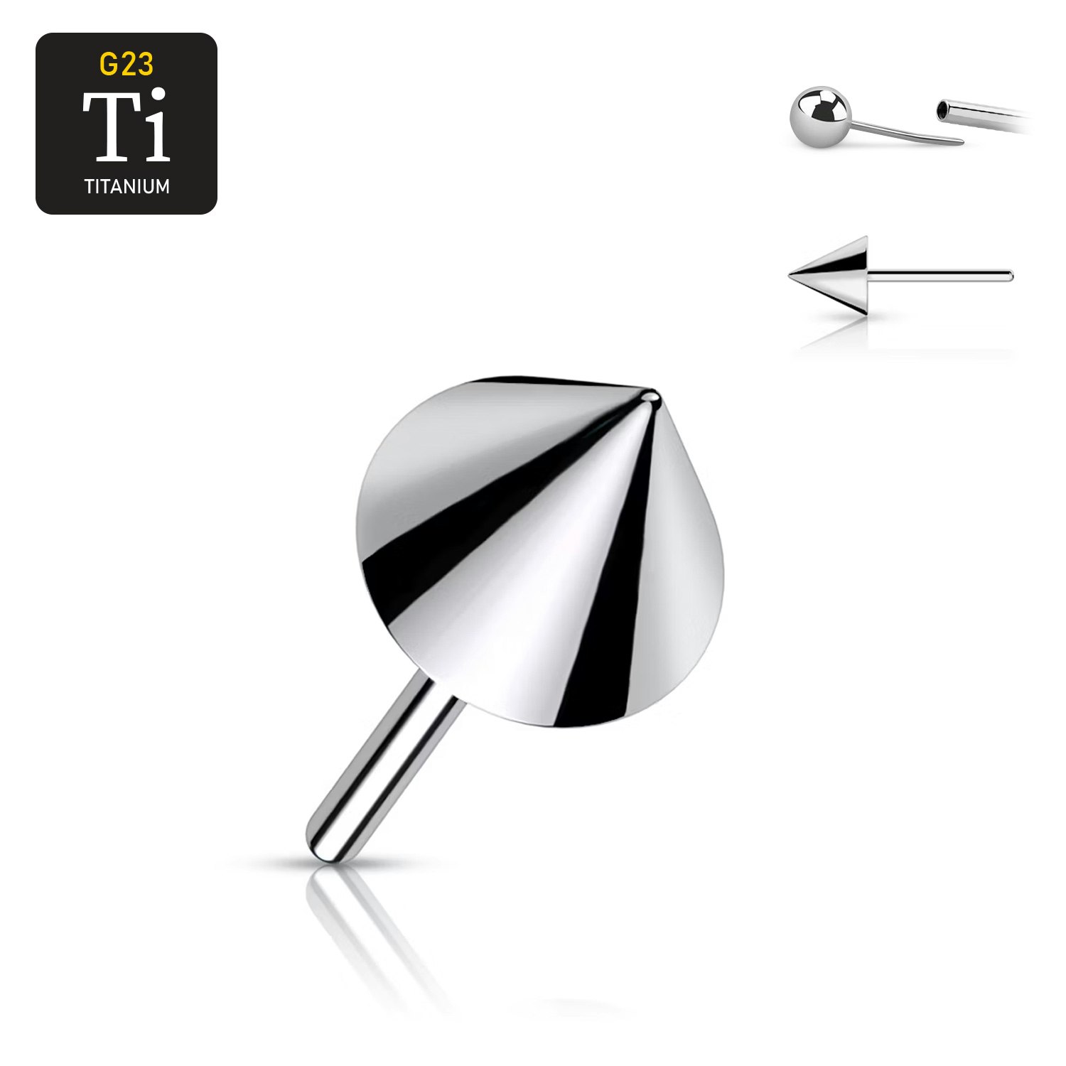 Threadless topp i titanium - Kon