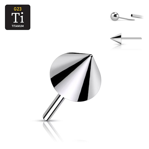 Threadless topp i titanium - Kon