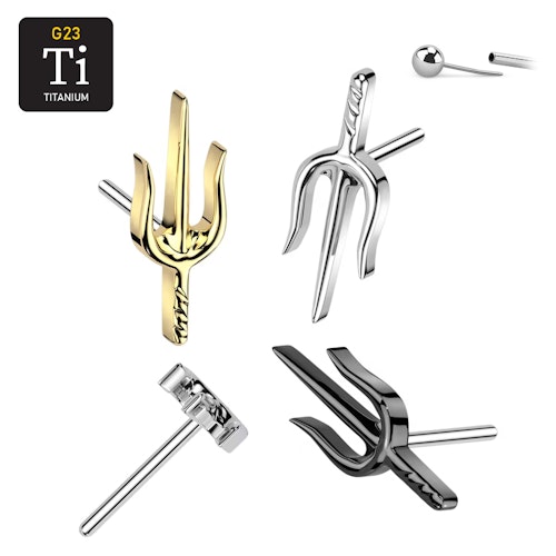 Threadless topp i titanium - Treudd