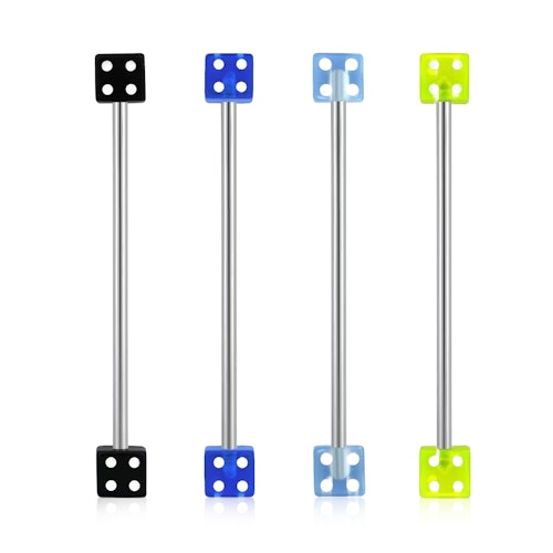 Industrial 1.6mm med 5mm akryltärningar