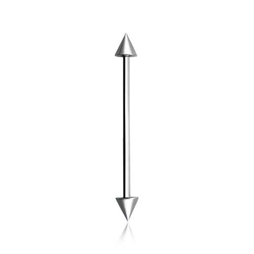 Industrial barbell 1.2mm med 4mm kon