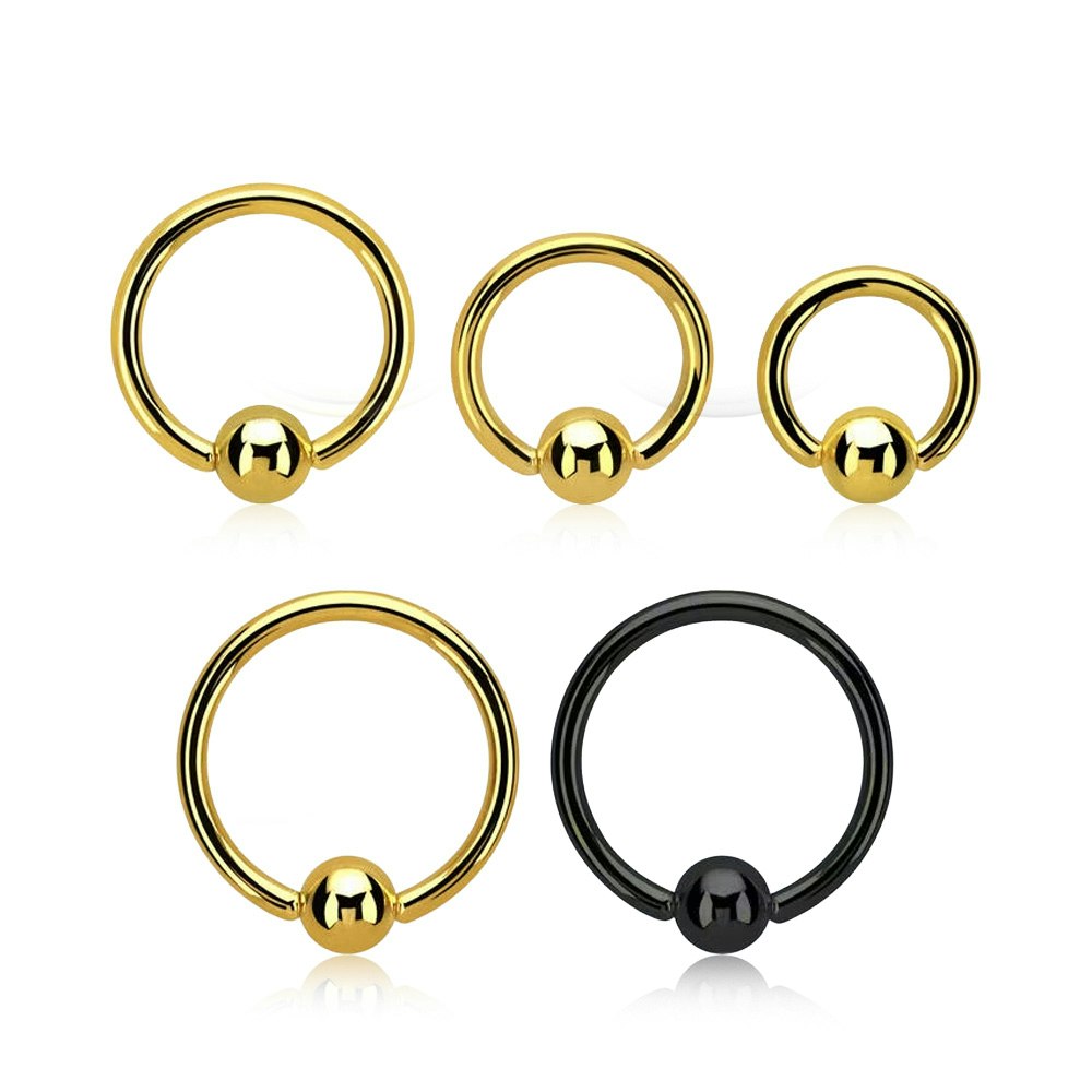 PVD-Pläterad BCR 1.6mm med 5mm kula