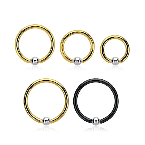 PVD-Pläterad BCR 1.6mm med 3mm stålkula