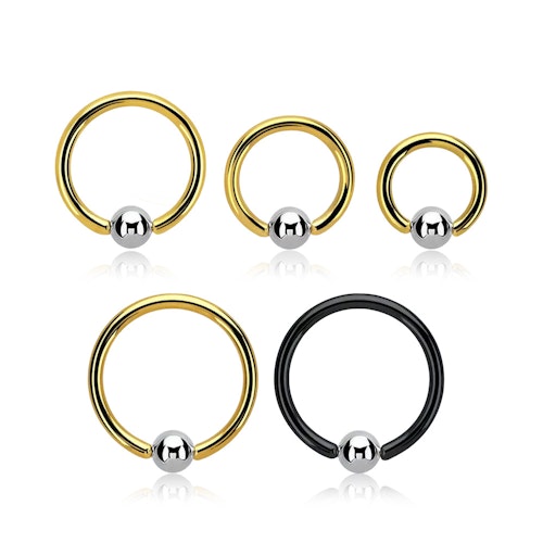 PVD-Pläterad BCR 1.6mm med 4mm stålkula