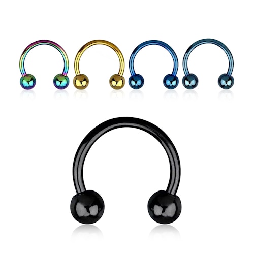 PVD-Pläterad CBR 1.6mm med 5mm kulor