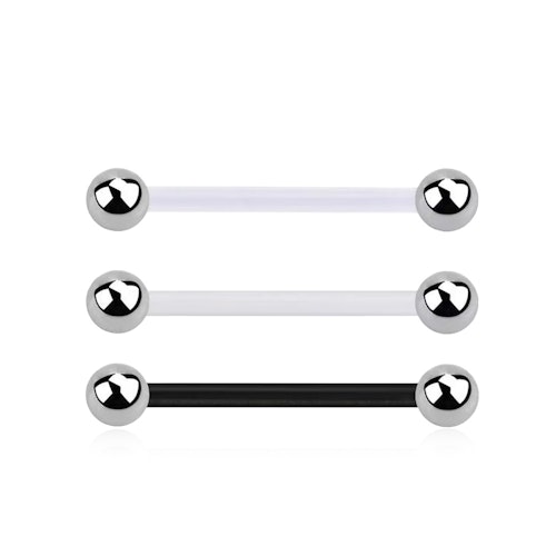 Bio-flex barbell 1.6mm med 4mm kulor