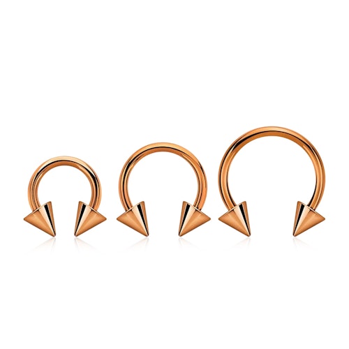 CBR 1.2mm med 4mm kon roséguld