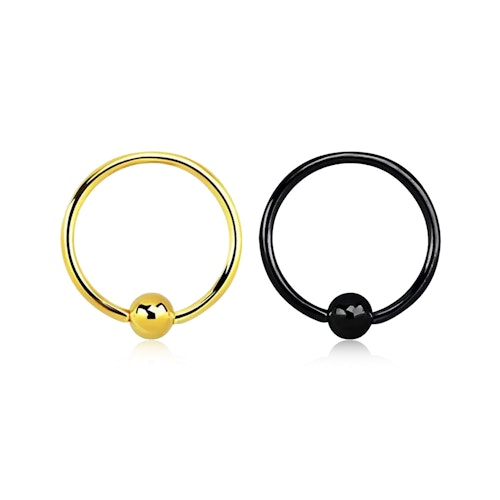 PVD-Pläterad BCR 0.8mm med 2.5mm kula