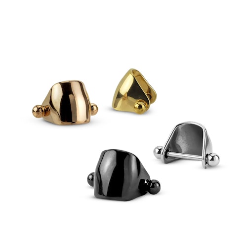 Helix sköld med 1.2mm barbell och 3mm kulor