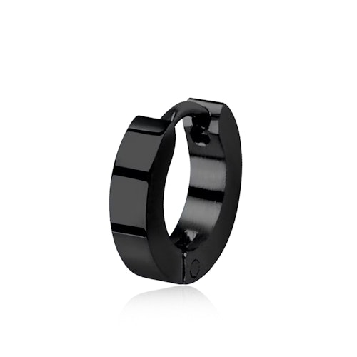 Svarteloxerad Helix huggie