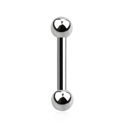 Tragus Barbell 1.2mm med 2.5mm kulor