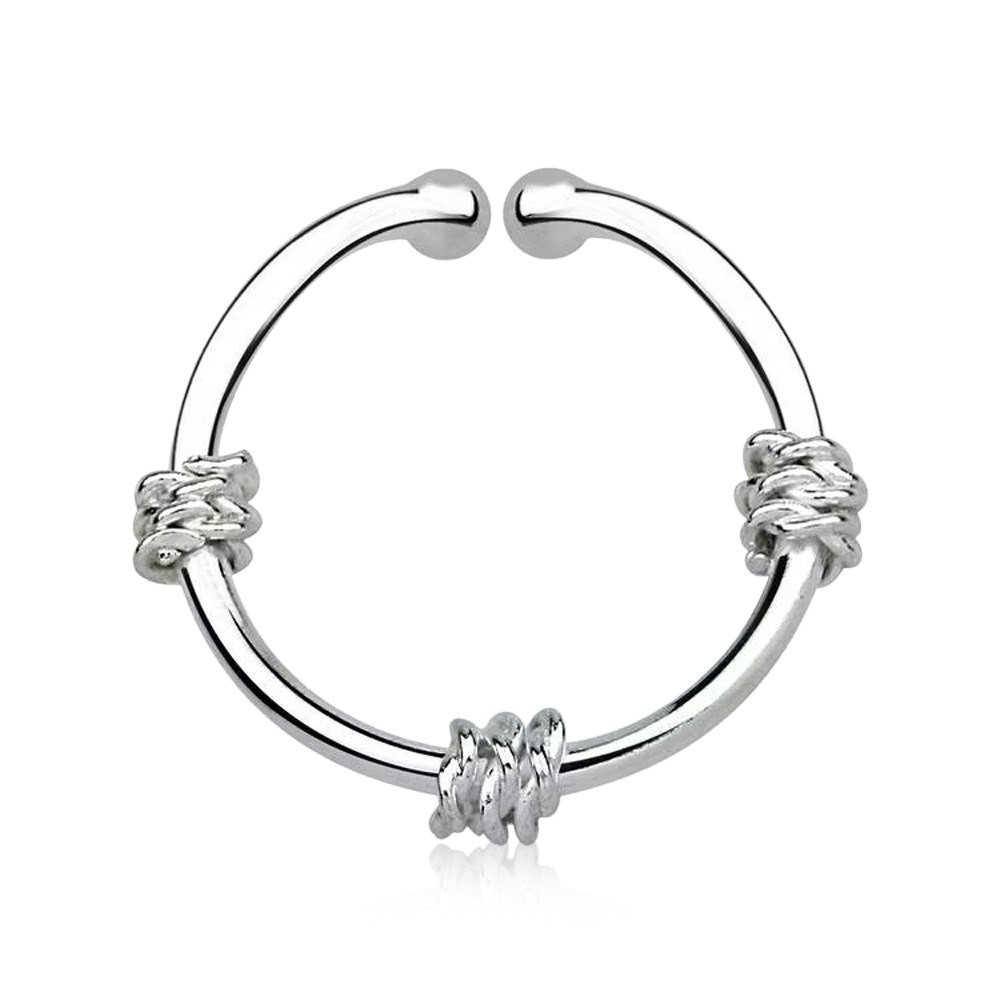 Fake Septum i 925 silver - 3 separata rep