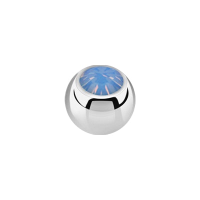 Lös kula med crystal 0.8mm / 3mm