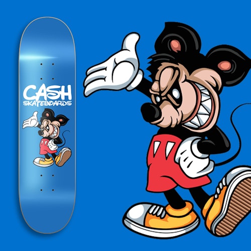 Cash Skateboards "Happy Mouse”