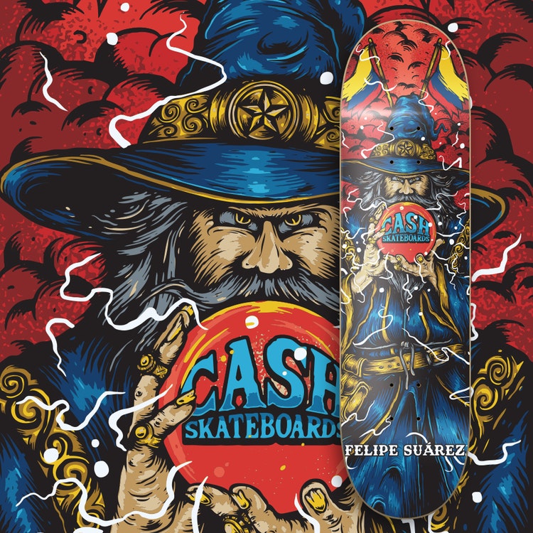 Cash Skateboards "Felipe Suárez”