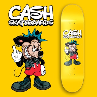 Cash Skateboards "Punk Mouse”