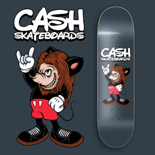 Cash Skateboards "Hardrock Mouse”