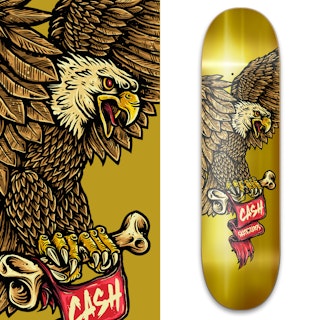 Cash skateboards ”Eagle Gold"