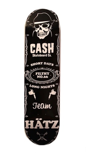 Cash skateboards/Hätz "JD Logo" (Ord Pris 599kr)