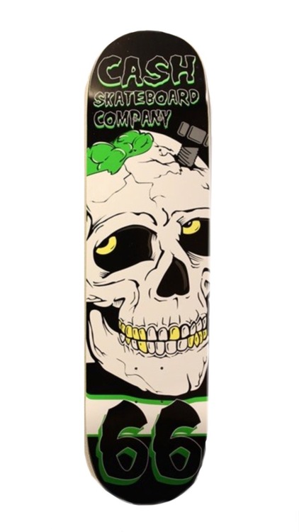 Cash Skateboards "Screw skull" (Ord Pris 599kr)