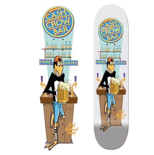 Cash Skateboards "Crowbar Hazze Lindgren Pro Model "