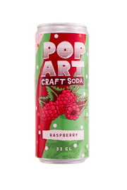 Hammars Bryggeri Pop Art Craft Soda Hallonsoda 33cl 1st