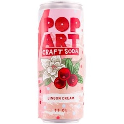 Hammars Bryggeri Pop Art Craft Soda Lingon Cream 33cl 1st
