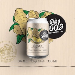 GBG Soda Craft Soda - Ginger 24 st