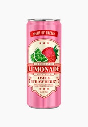 Spirit of Sweden Lemonad Jordgubb & Lime 33cl 24St