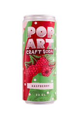 Hammars Bryggeri Pop Art Craft Soda Hallonsoda 33cl 24st