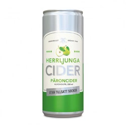 Herrljunga Päroncider Utan tillsatt Socker 33cl 24St