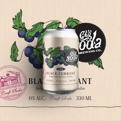 GBG Soda Craft Soda - Black Currant 24 st