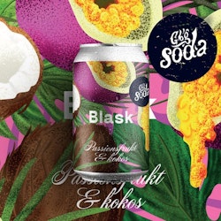GBG Soda Blask - Passionsfrukt & Kokos 24st