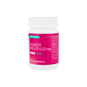 FLUDENT HALLON SUGTAB 0,25MG 200 ST
