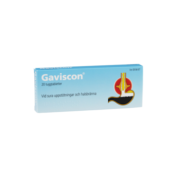 GAVISCON TUGGTABLETT 20ST