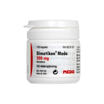 DIMETIKON KAPSLAR 200MG 100ST